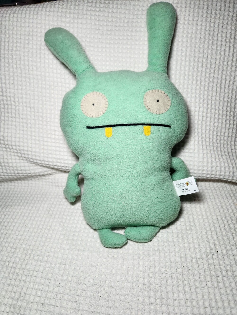 mint green Uglydoll Moxy plush toy